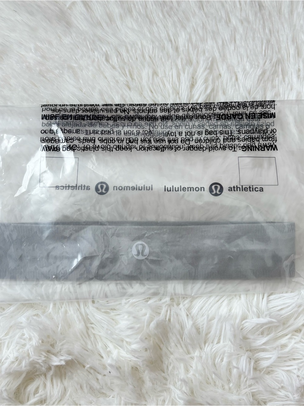Lululemon Gray Reversible Headband